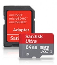 Sandisk Micro SD Ultra 64 GB Memory Card